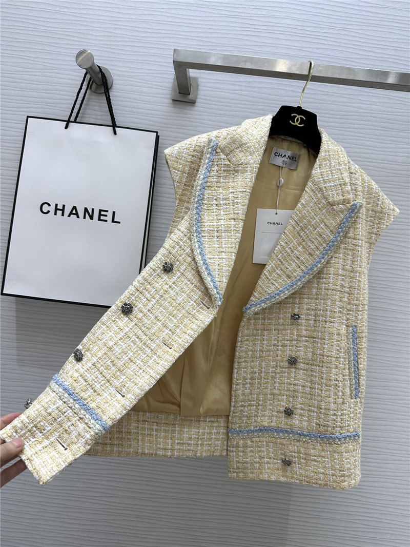 Ch**el new woven vest replica d&g clothing
