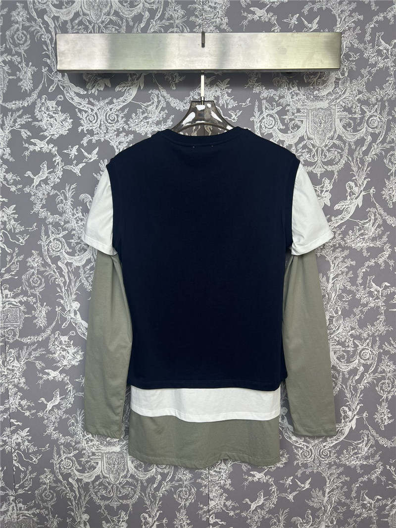 M1um1u layered three-piece long-sleeved t replica clothes