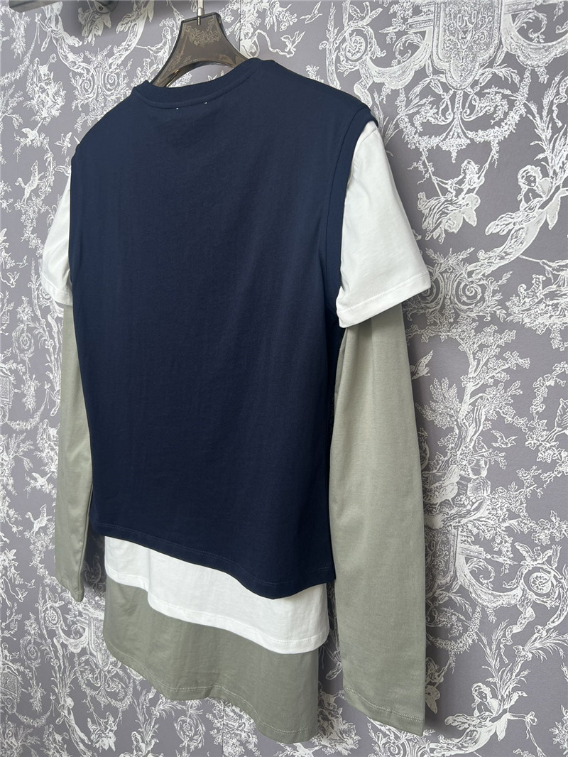 M1um1u layered three-piece long-sleeved t replica clothes