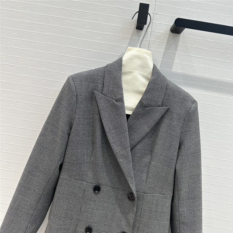 Pra*a double breasted suit jacket replica d&g clothing