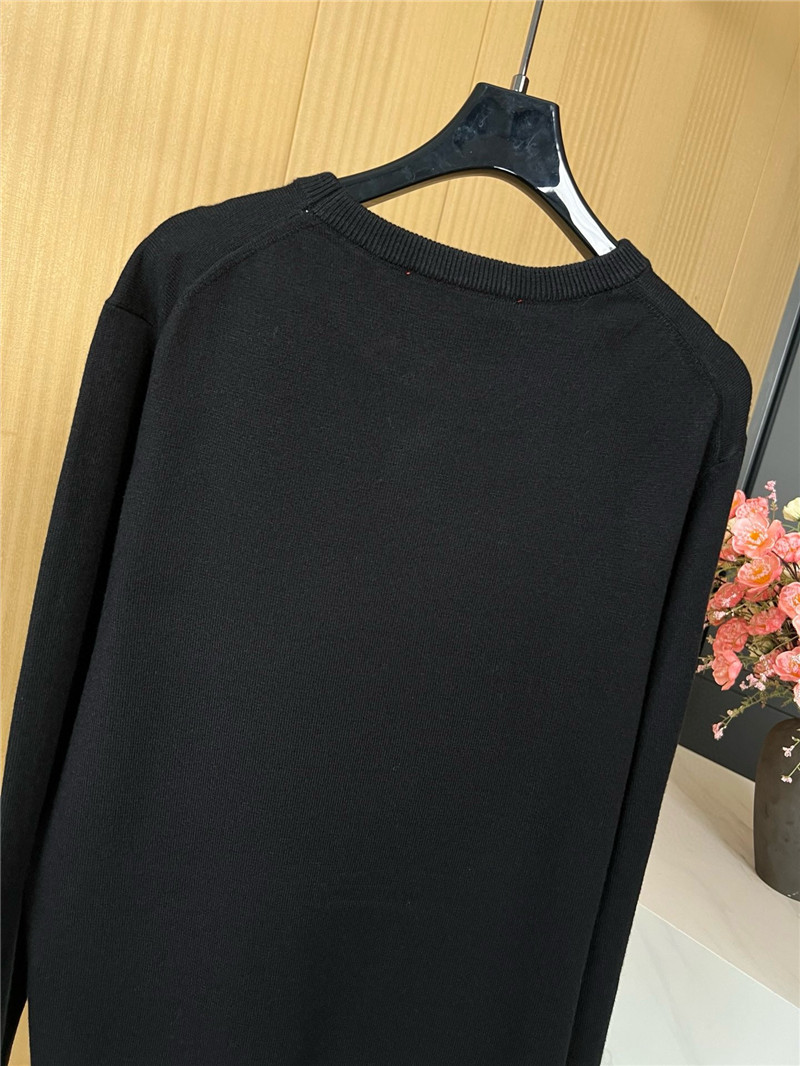 Gvc*1 horsebit intarsia round neck wool sweater replica clothes