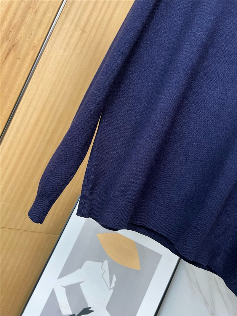 Gvc*1 horsebit intarsia round neck wool sweater replica clothes