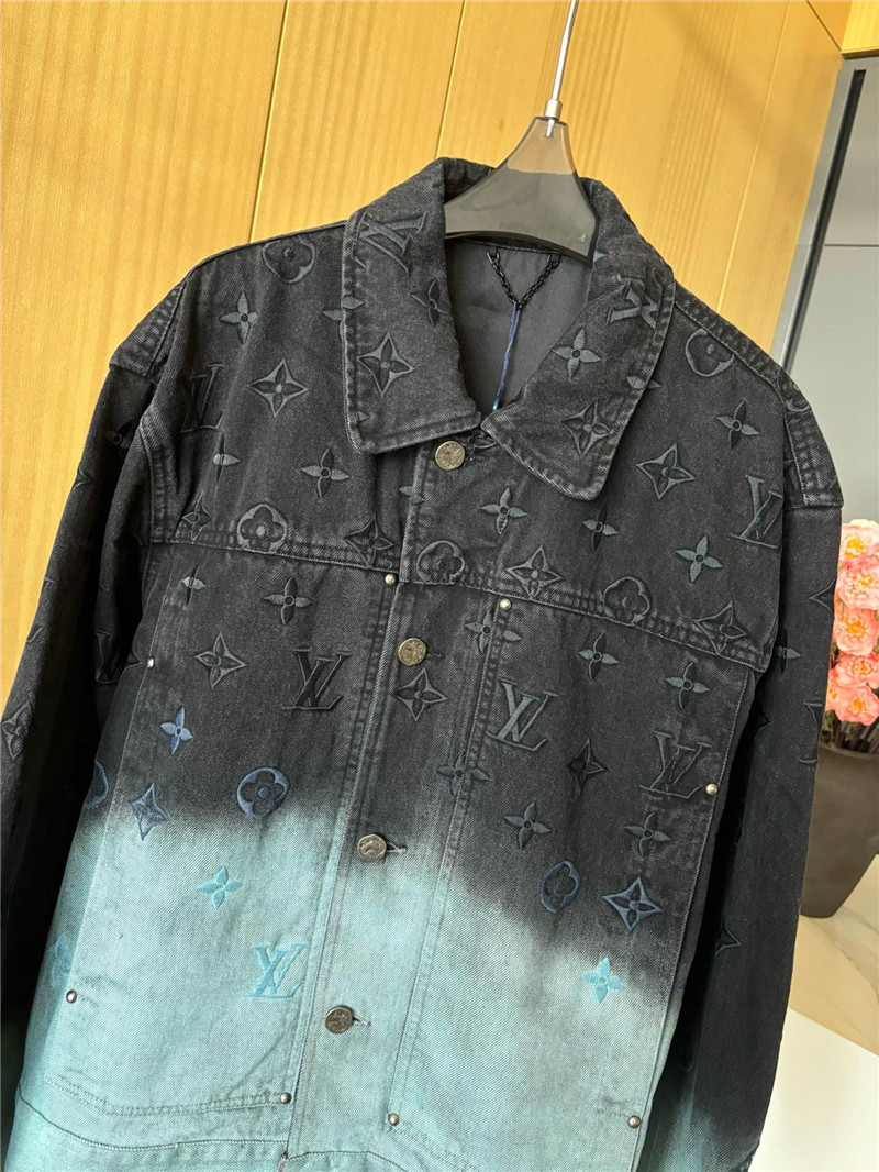 l0vis Vvtt0n lv gradient denim jacket replica clothes