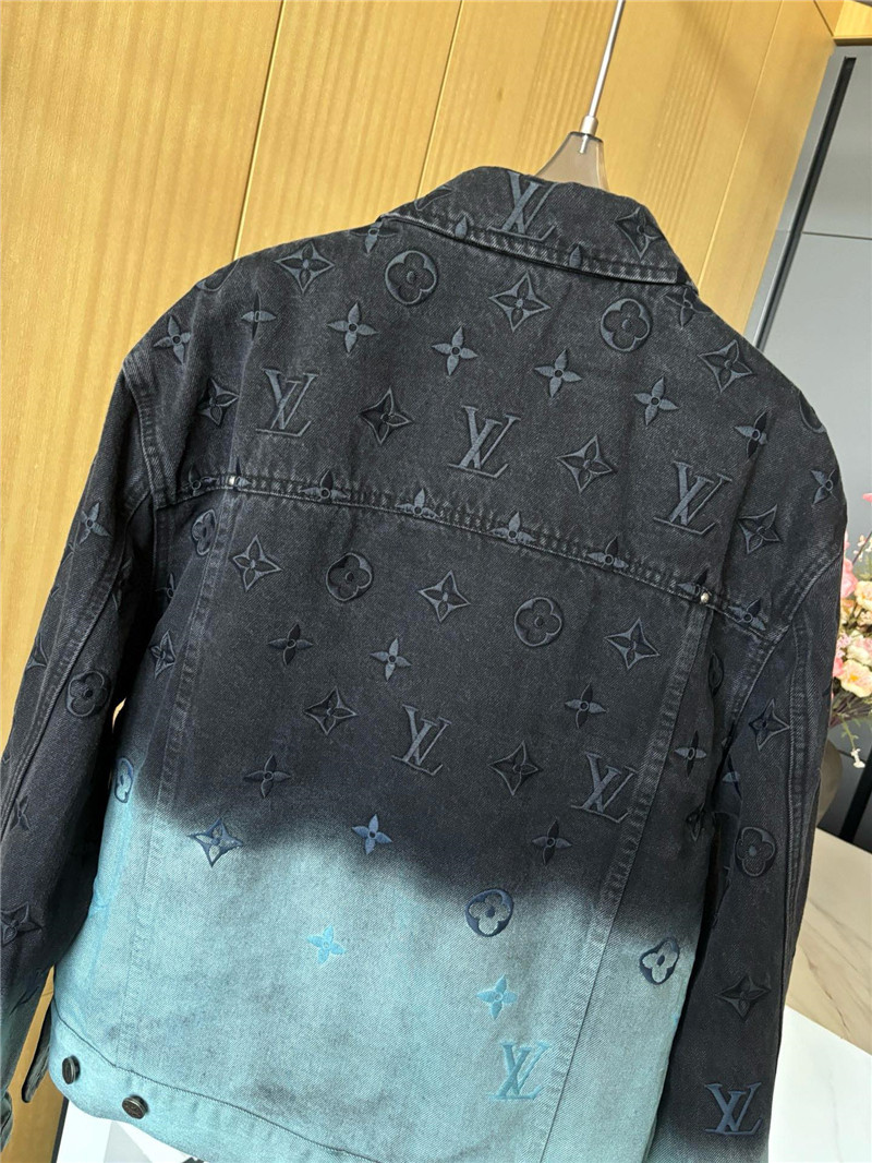 l0vis Vvtt0n lv gradient denim jacket replica clothes