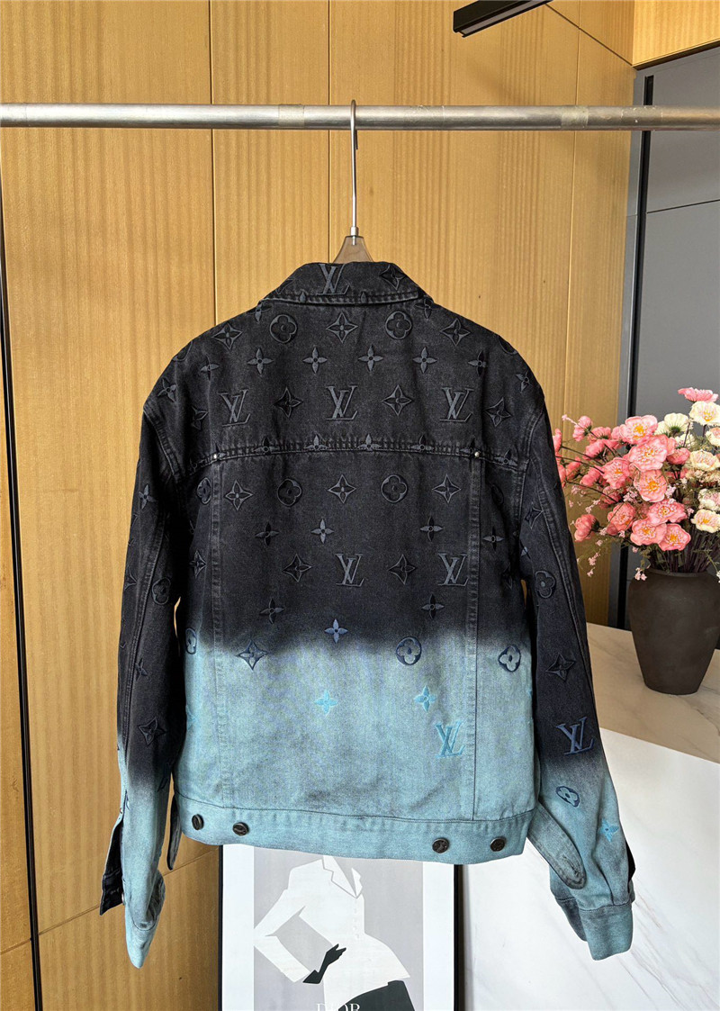 l0vis Vvtt0n lv gradient denim jacket replica clothes