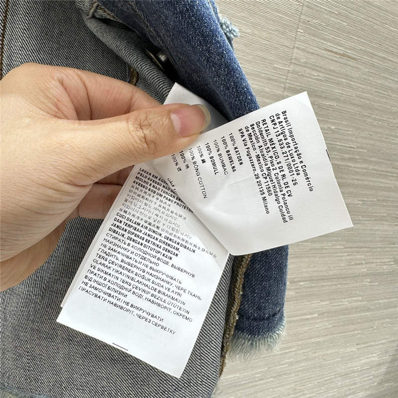 M1um1u workwear style denim vest replicas clothes