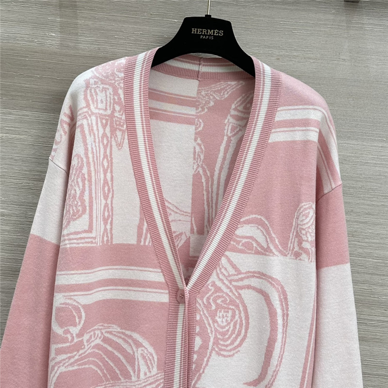 H**me5 golf long-sleeved wool long cardigan replica clothes