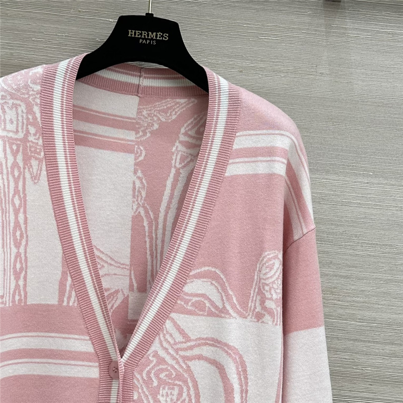 H**me5 golf long-sleeved wool long cardigan replica clothes