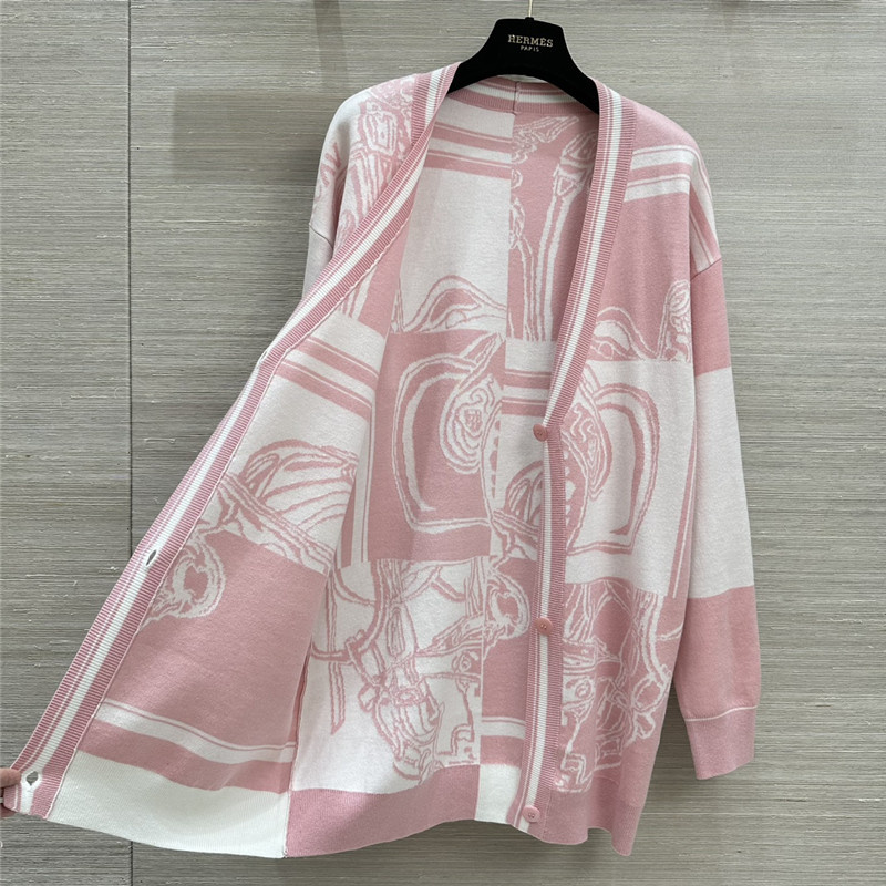 H**me5 golf long-sleeved wool long cardigan replica clothes