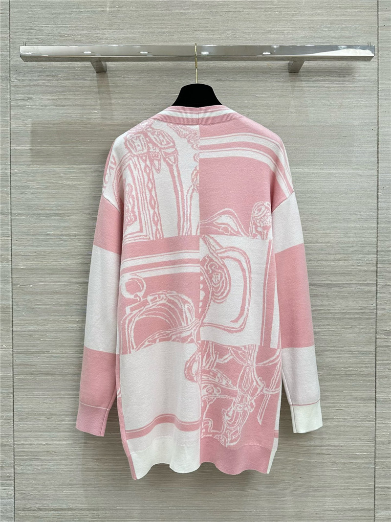 H**me5 golf long-sleeved wool long cardigan replica clothes