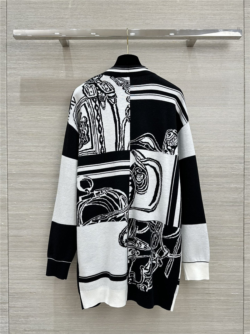 H**me5 golf long-sleeved wool long cardigan replica clothes