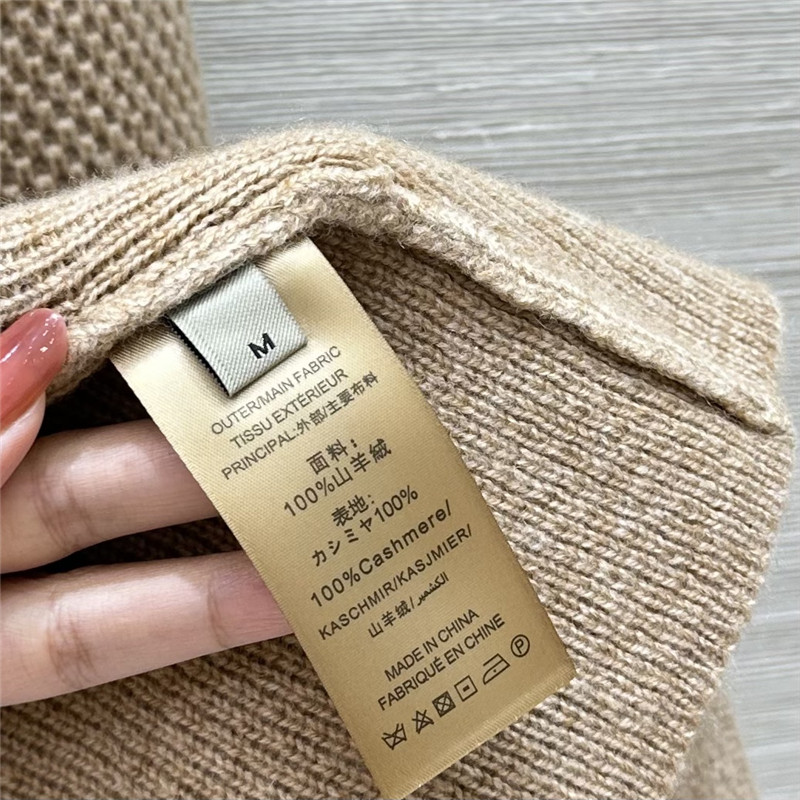 L0r0 P1ana pure cashmere curly tie coat replica clothes