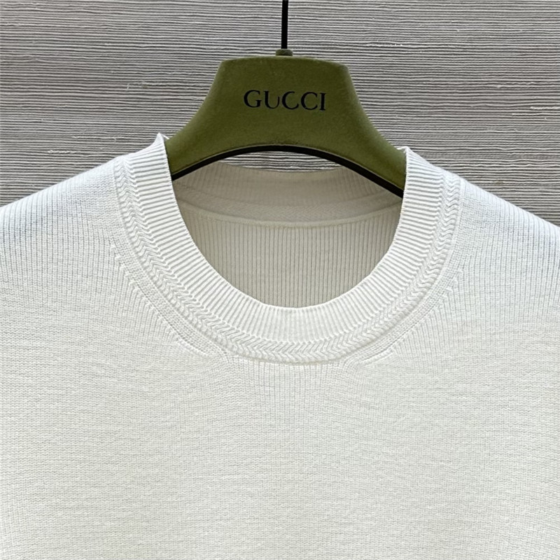 Gvc*1 knitted short-sleeved top replica designer clothes