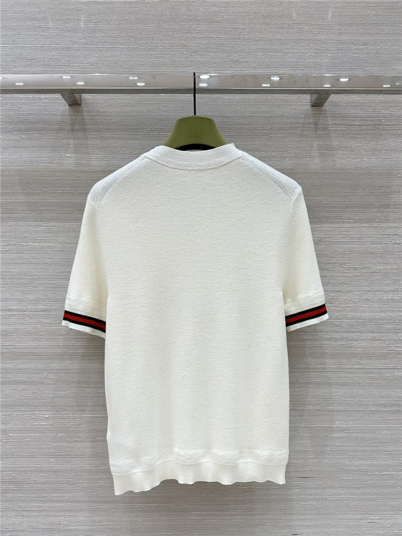 Gvc*1 knitted short-sleeved top replica designer clothes