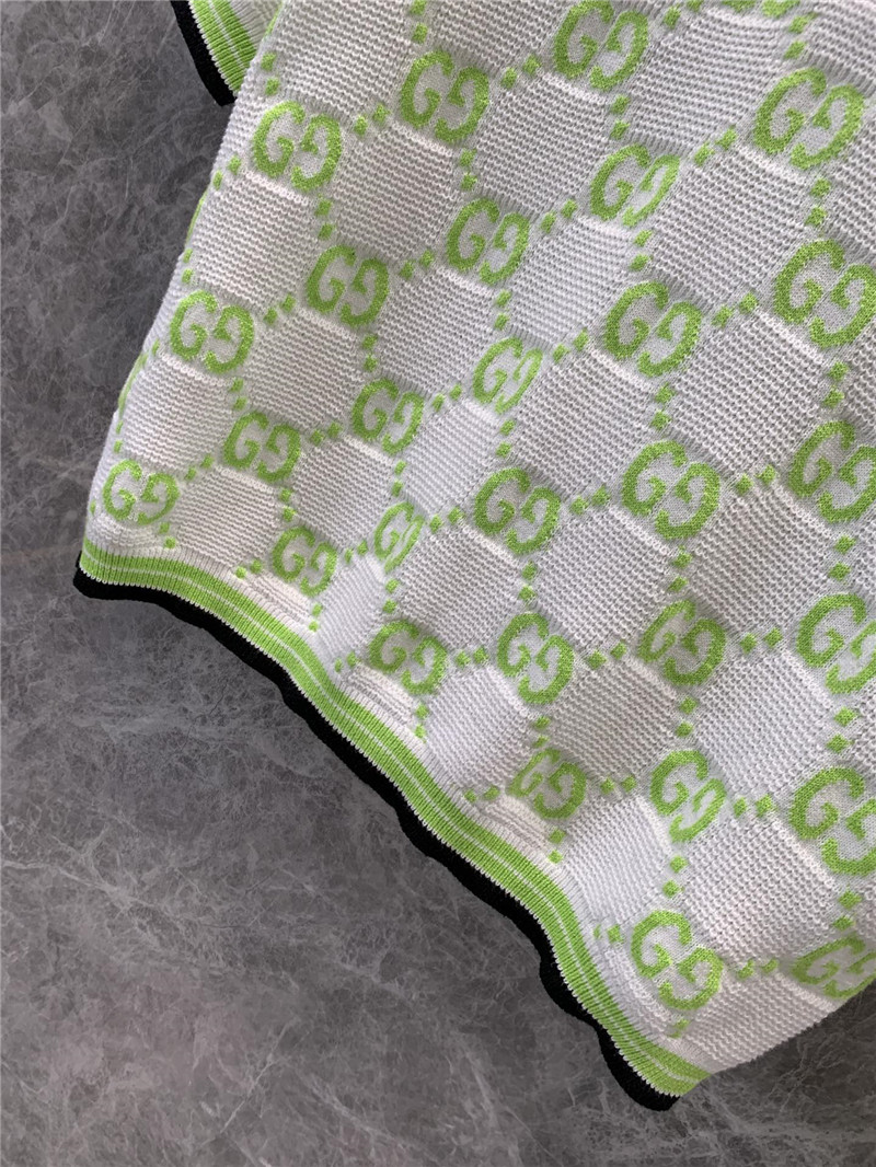 Gvc*1 monogram knitted polo shirt replica d&g clothing