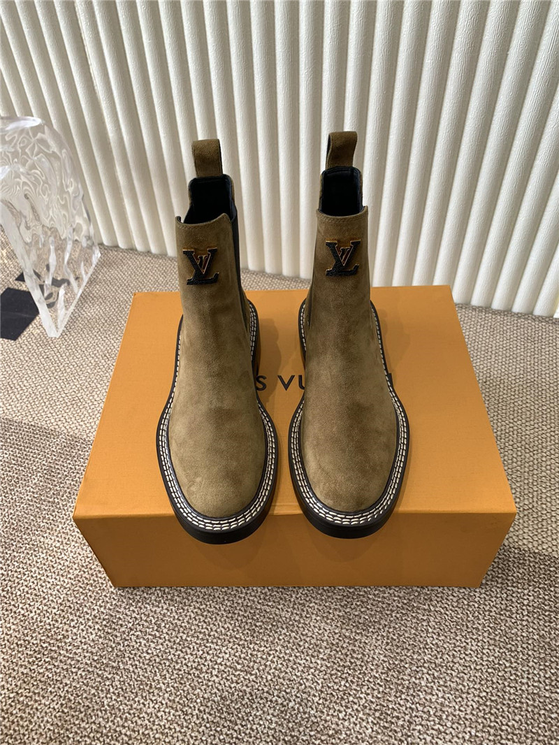 l0vis Vvtt0n brown suede beaubourg ankle chelsea boots