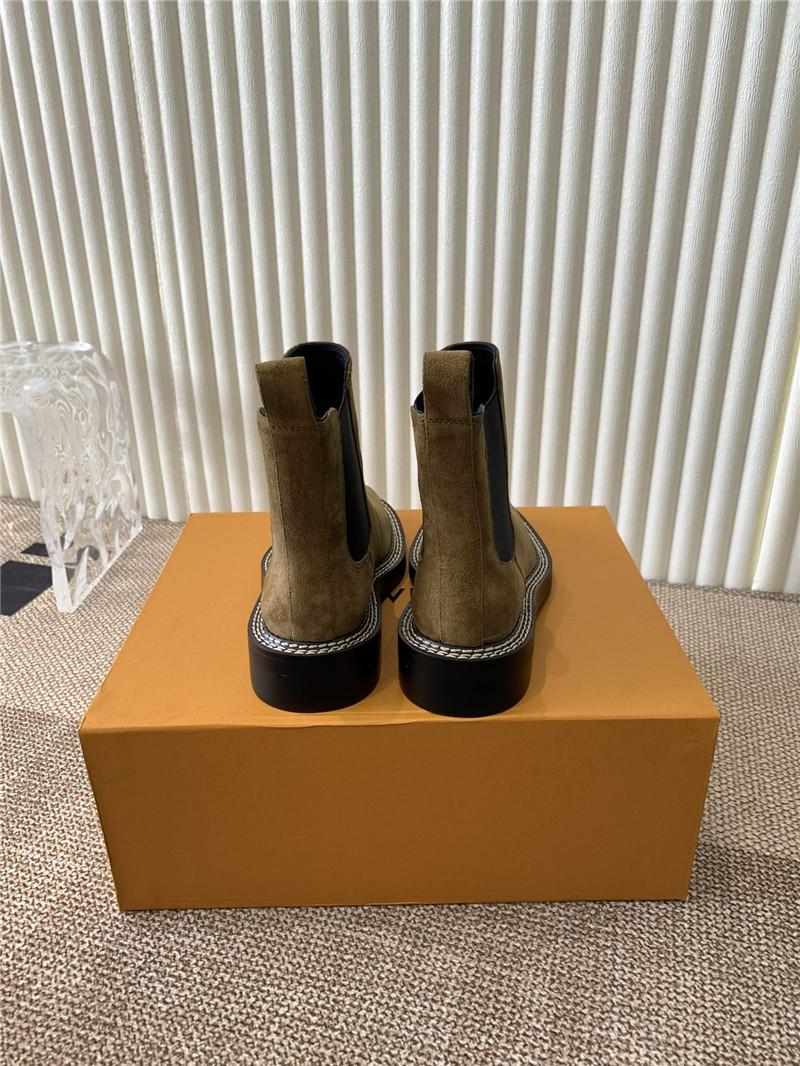 l0vis Vvtt0n brown suede beaubourg ankle chelsea boots