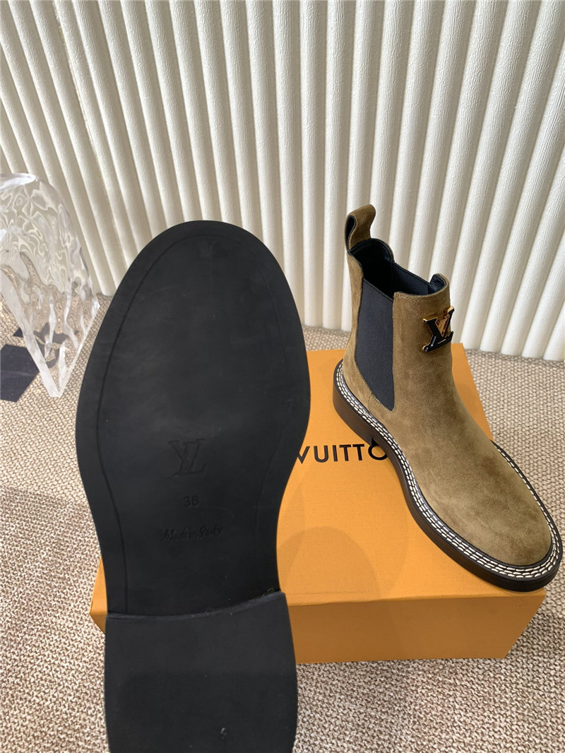 l0vis Vvtt0n brown suede beaubourg ankle chelsea boots