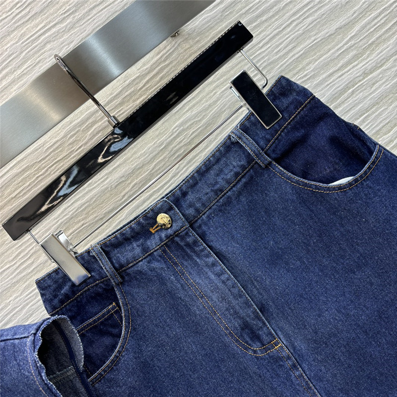 l0vis Vvtt0n lv topstitched vest denim suit replica clothes