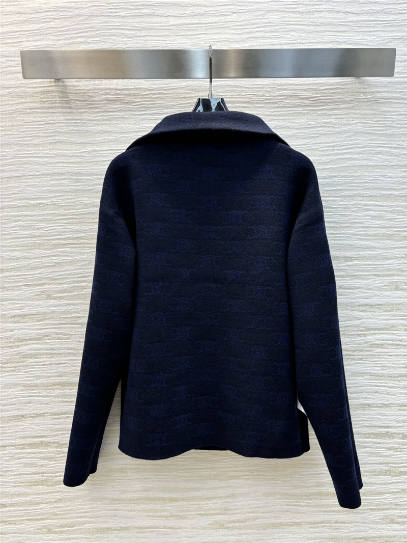 Ce1i*e half zip lapel sweater replica clothing sites