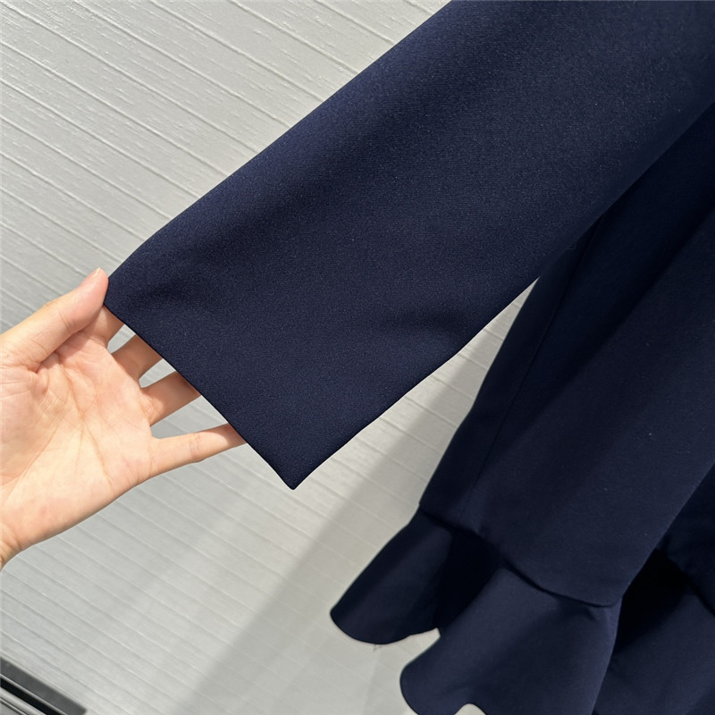 Va1e*ntin0 long sleeve v neck dress replica d&g clothing