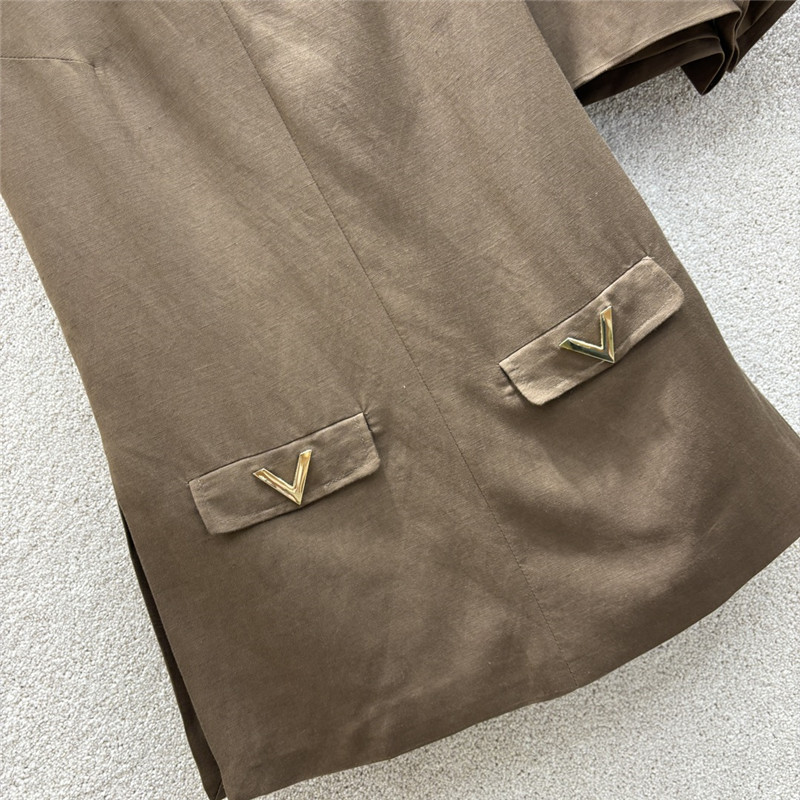 Va1e*ntin0 vest + shorts two-piece set replicas clothes