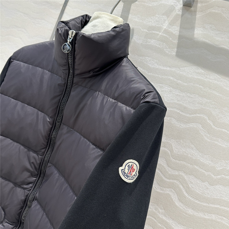 Moncler sweatshirt knitted patchwork down jacket replicas clothes