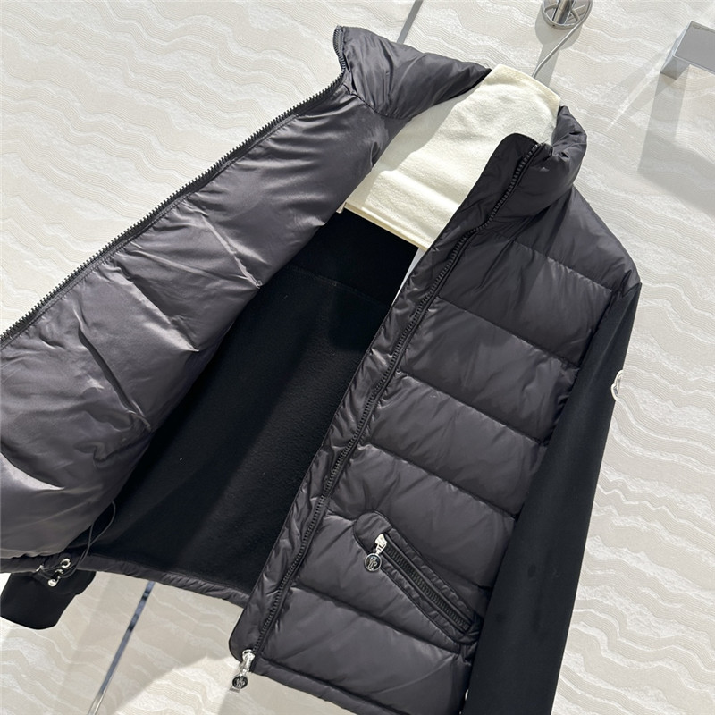 Moncler sweatshirt knitted patchwork down jacket replicas clothes