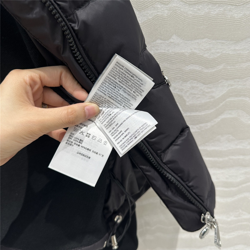 Moncler sweatshirt knitted patchwork down jacket replicas clothes