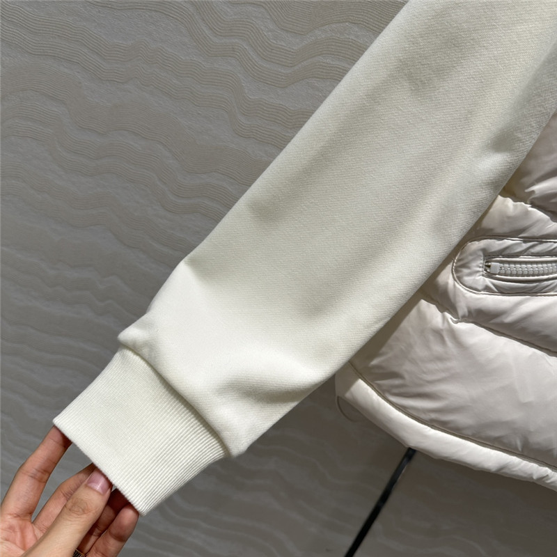 Moncler sweatshirt knitted patchwork down jacket replicas clothes