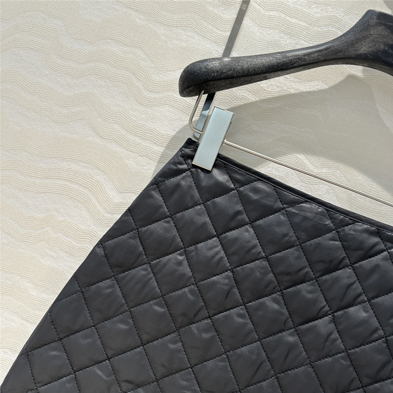 moncler D1am0nd pattern quilted press line skirt replica clothes