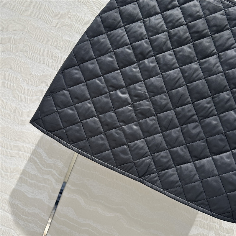 moncler D1am0nd pattern quilted press line skirt replica clothes