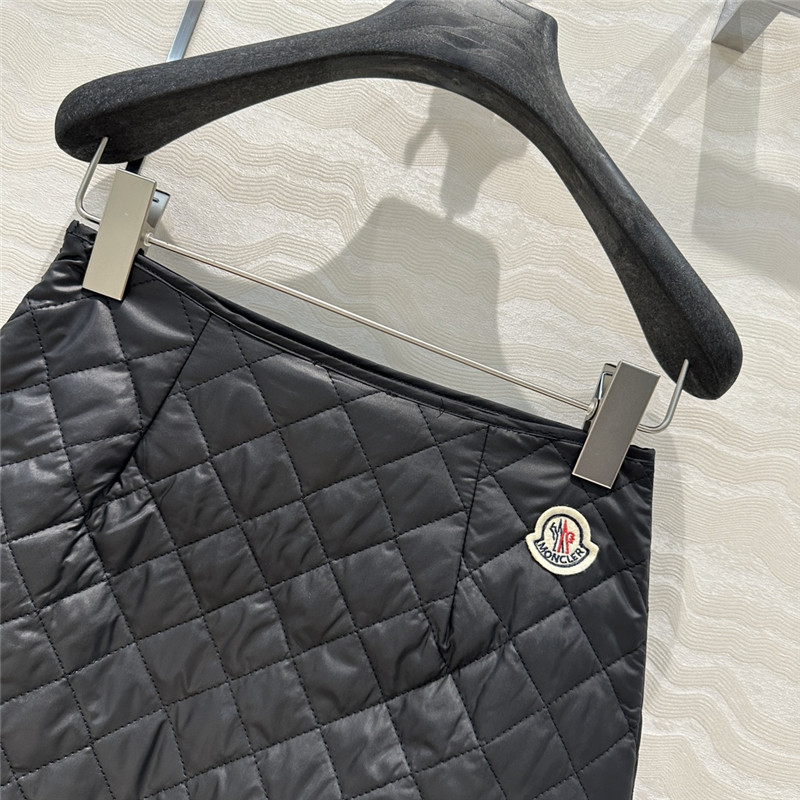 moncler D1am0nd pattern quilted press line skirt replica clothes