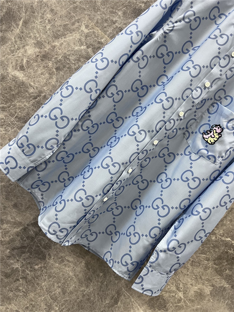 Gvc*1 g print dinosaur logo long sleeve shirt replica clothes