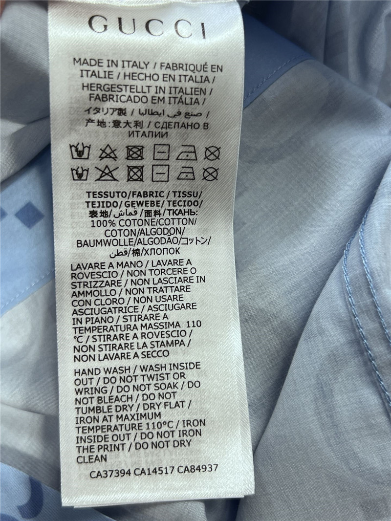 Gvc*1 g print dinosaur logo long sleeve shirt replica clothes