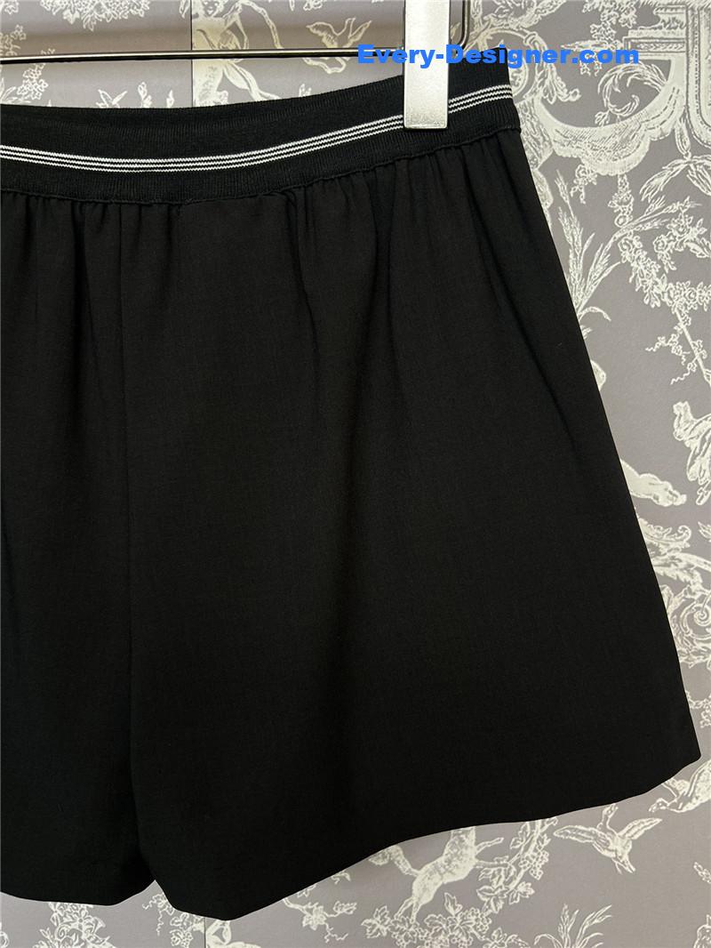 M1um1u high waist wide leg shorts replica d&g clothing