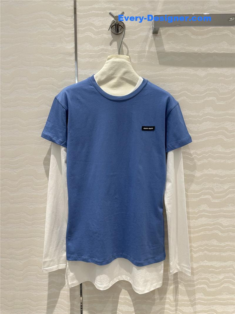 M1um1u color tone three-piece t replica clothes