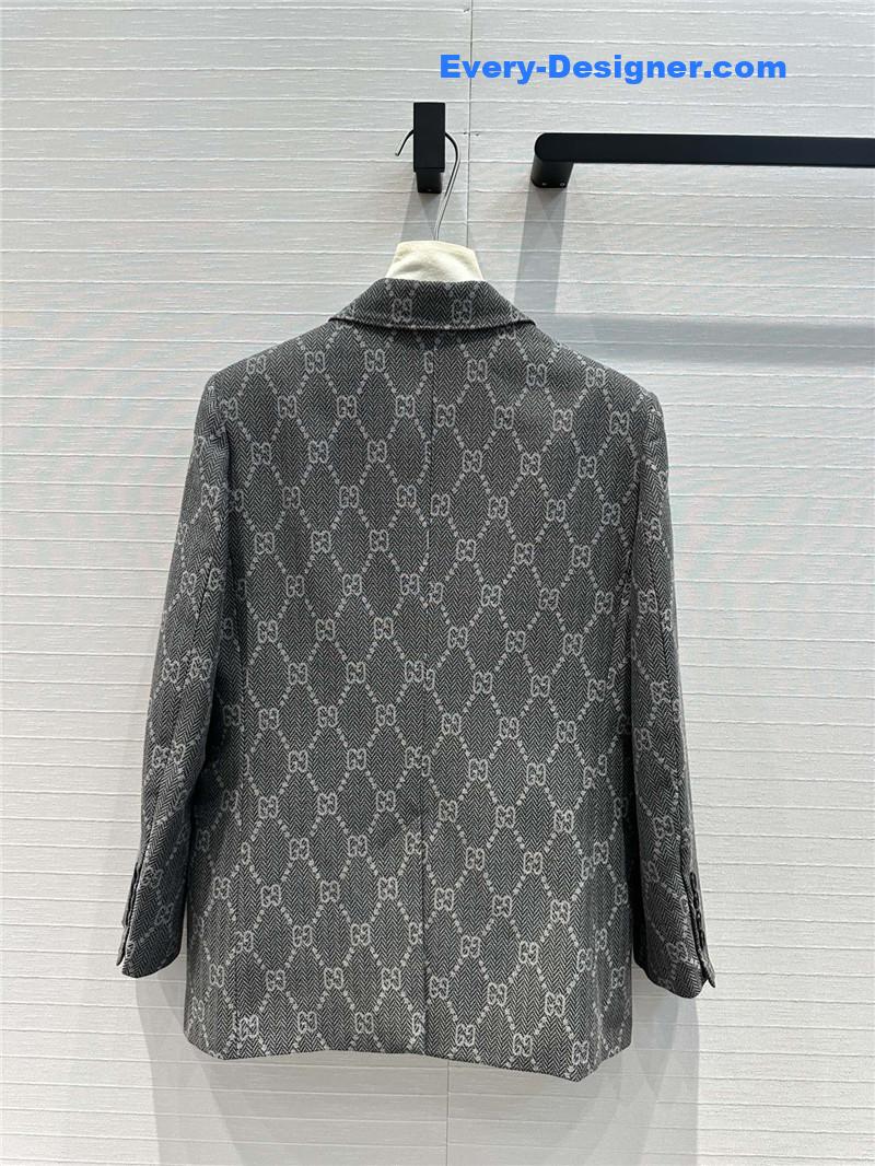 Gvc*1 double g jacquard suit jacket replicas clothes
