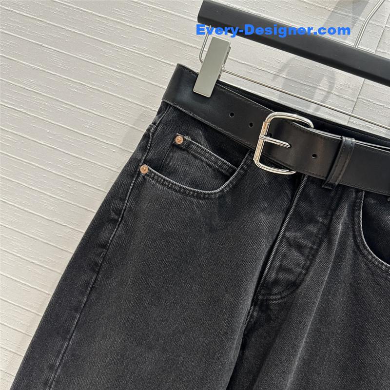 A1exa*der wang belt stitching sickle jeans replica clothes