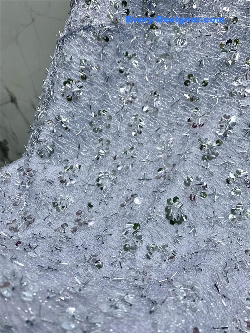 Y51 sequined acetate wrinkled vest set replica d&g clothing