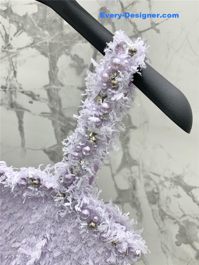 Balmain light purple woolen suit cheap replica designer clothes