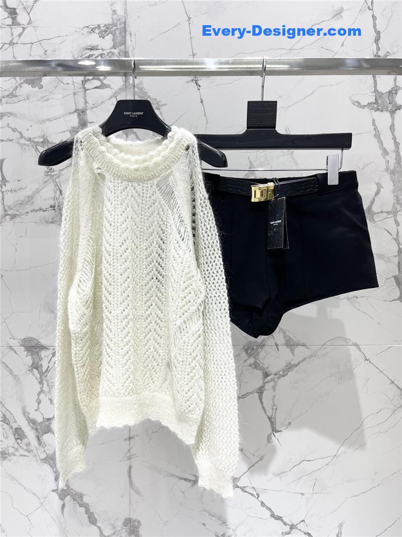 Y51 hollow mohair knit replica d&g clothing