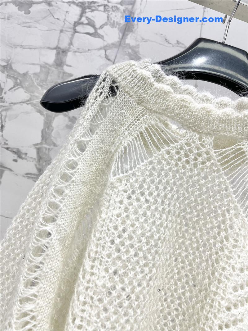 Y51 hollow mohair knit replica d&g clothing