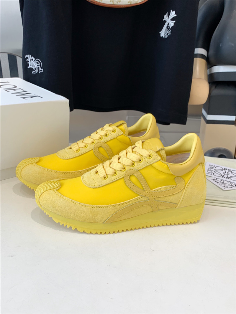 L0ew* flow runner sneakers yellow