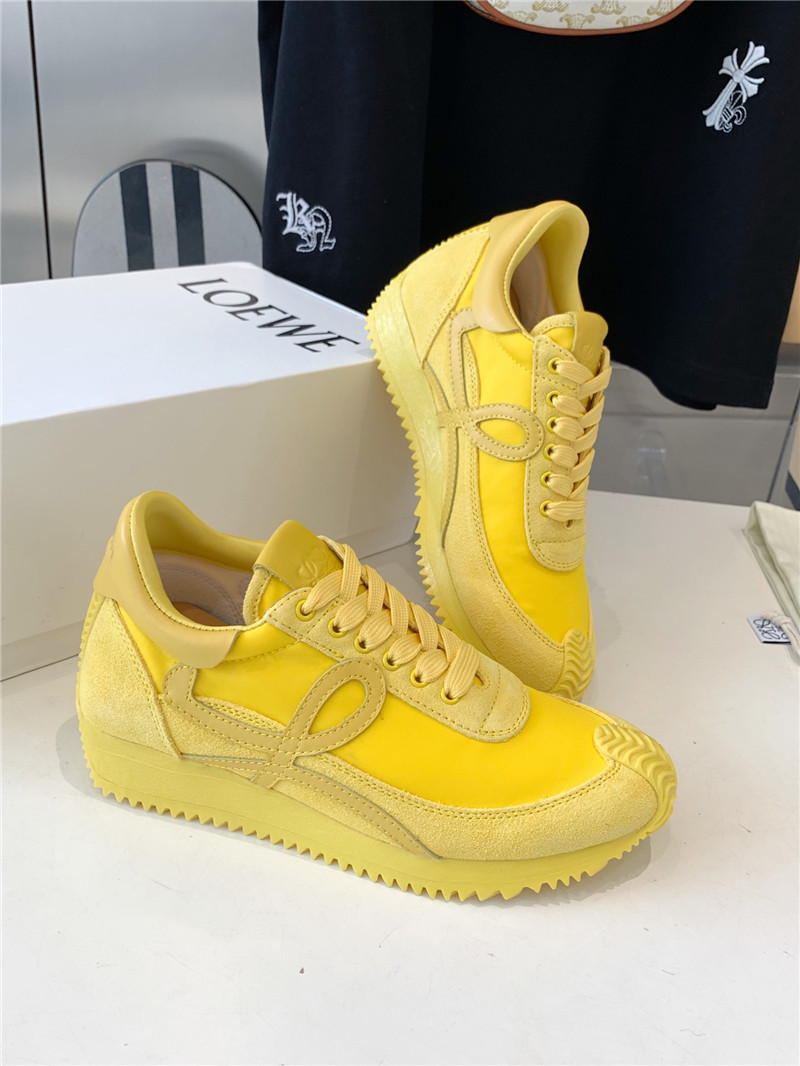 L0ew* flow runner sneakers yellow