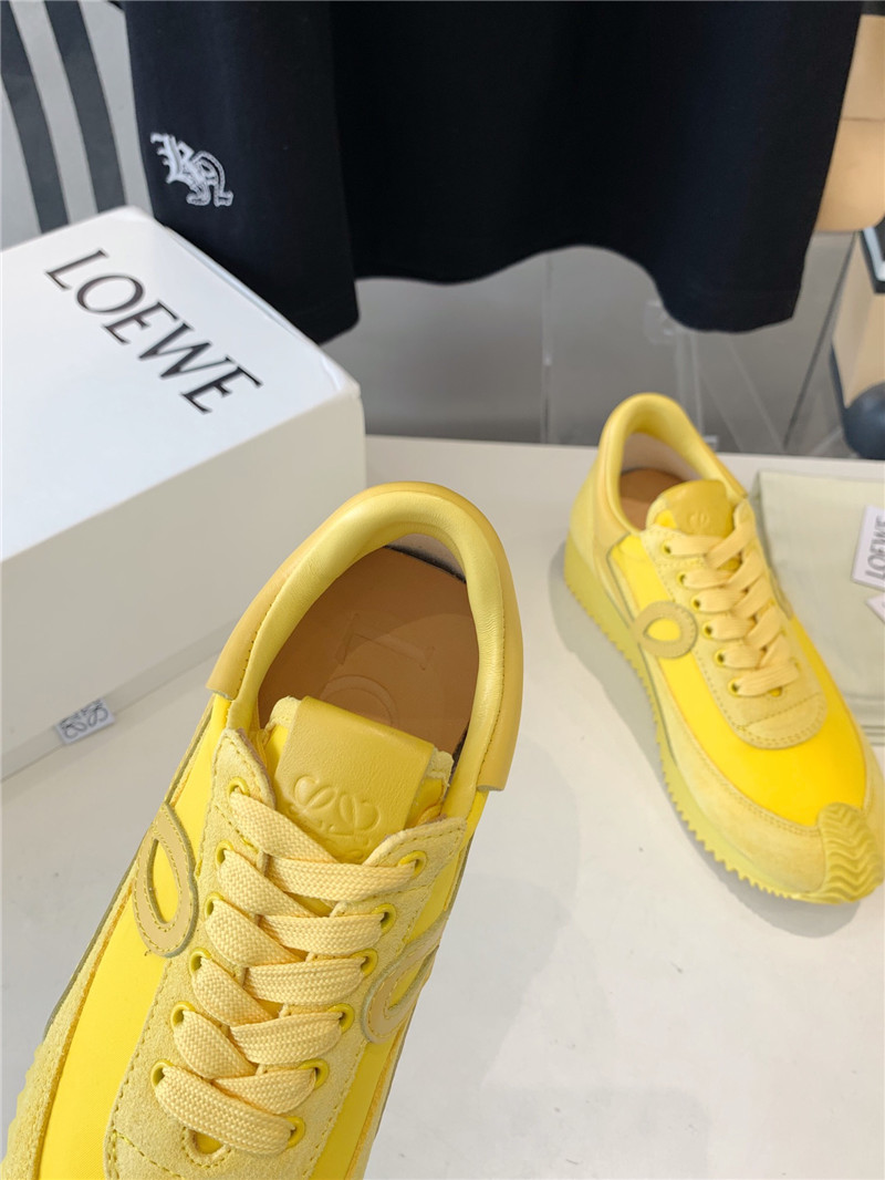 L0ew* flow runner sneakers yellow
