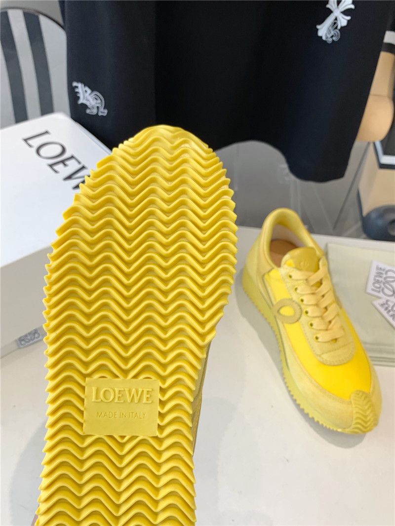 L0ew* flow runner sneakers yellow
