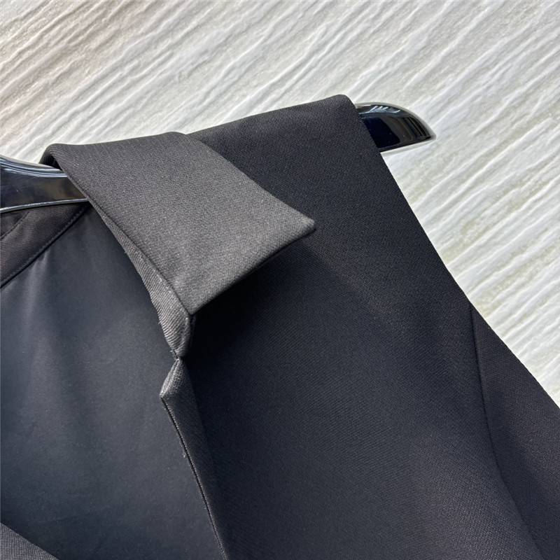 D10r bow lapel sleeveless dress replica clothing sites