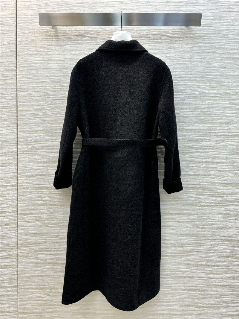 F**di logo jacquard lining lapel wool coat replicas clothes