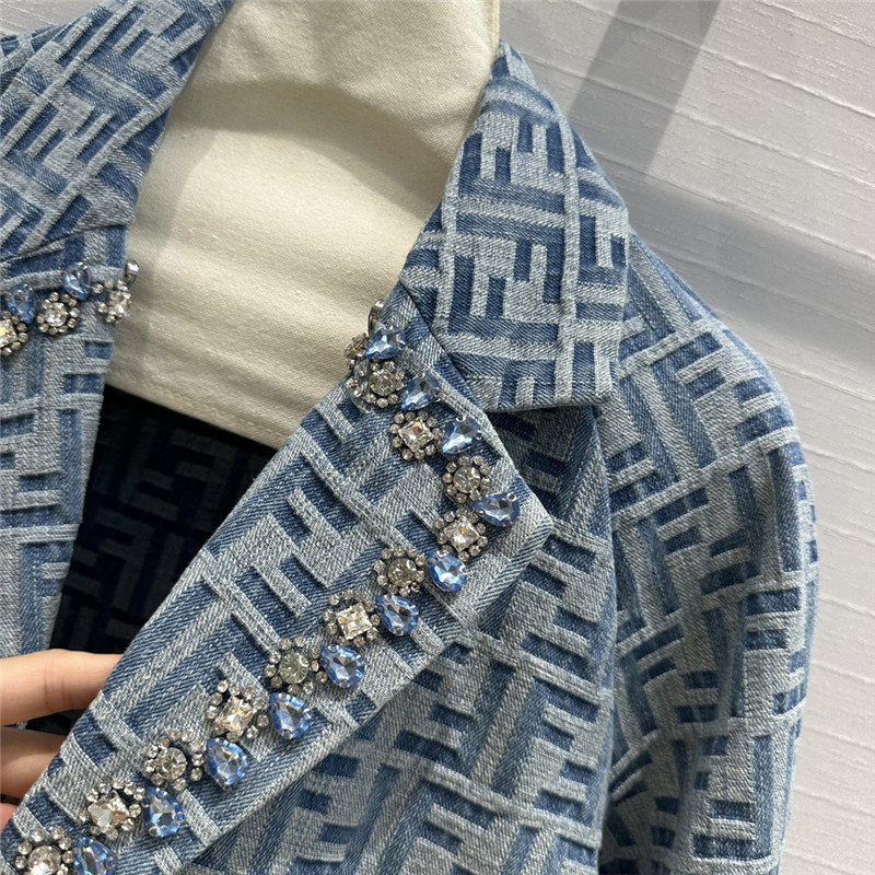 F**di lapel suit jacket replica clothing